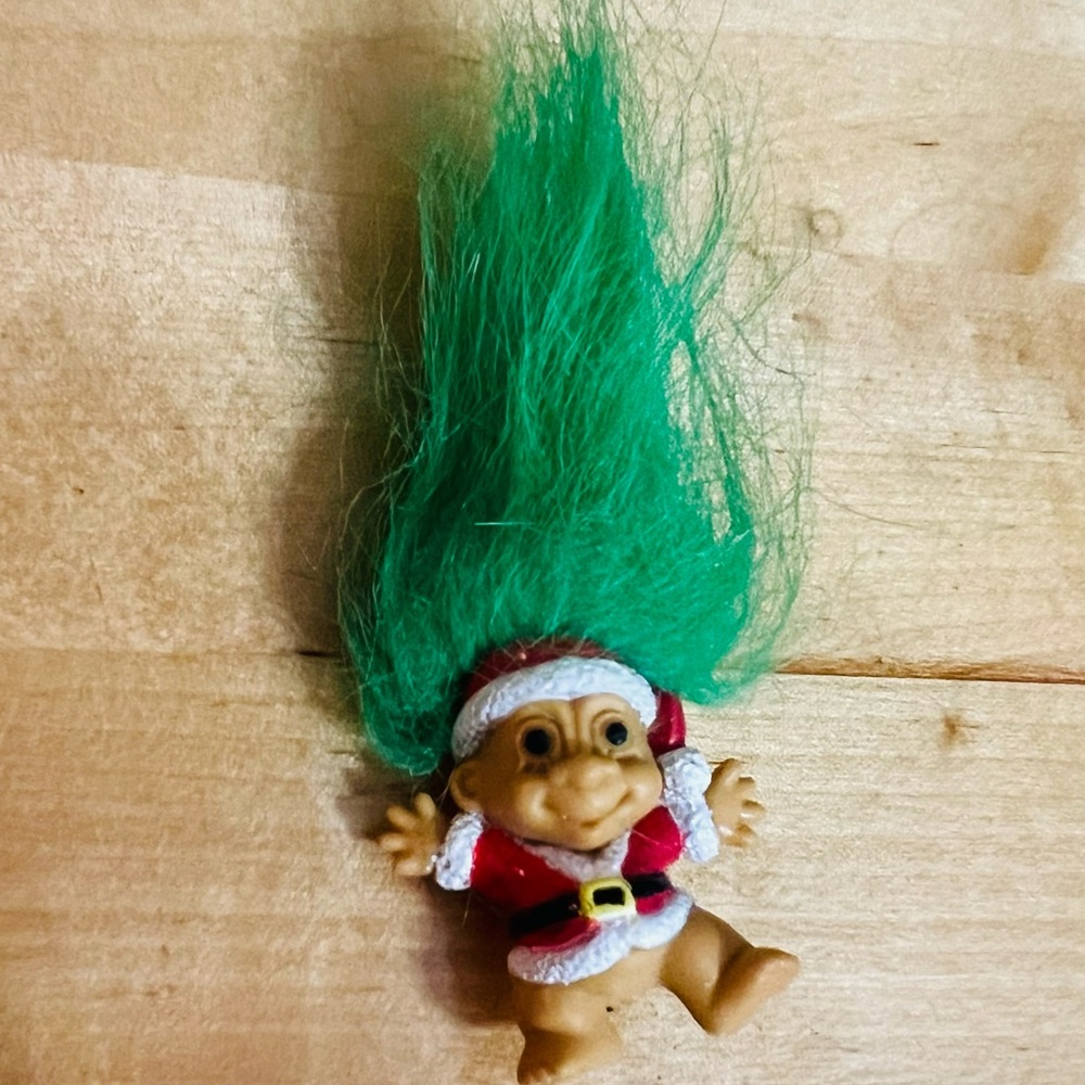 Vintage Russ Christmas Troll Pin
